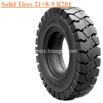 Industrial Forklift Field Vehicles Solid Tire 21×8-9 R701